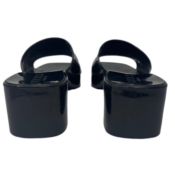 Gucci Black Rubber Sandal Slides  Sz-38 - Picture 4 of 4